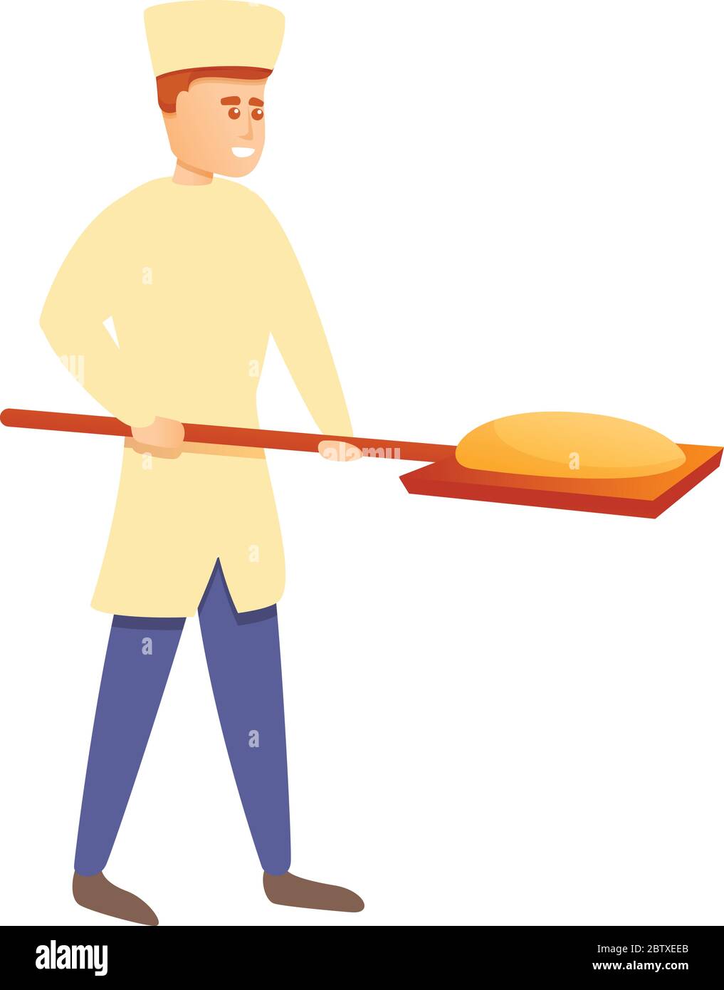 Icone Boulanger Dessin Anime De L Icone De Vecteur De Boulangerie De Pain Pour La Conception De Web Isolee Sur Fond Blanc Image Vectorielle Stock Alamy