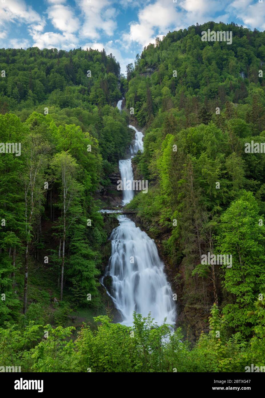 Chutes d'eau de Giessbach, Suisse Banque D'Images