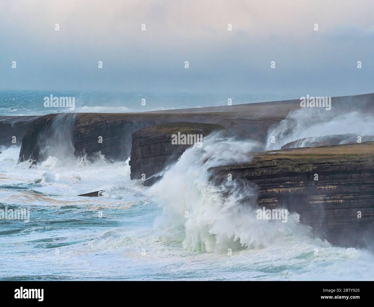 Loop Head, Comté de Clare, Munster, République d'Irlande, Europe Banque D'Images