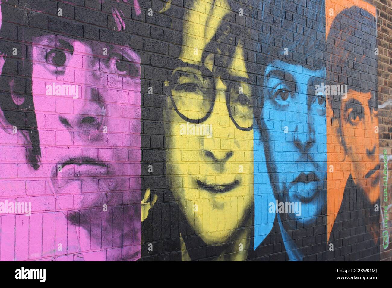 L'œuvre Beatles Banque D'Images