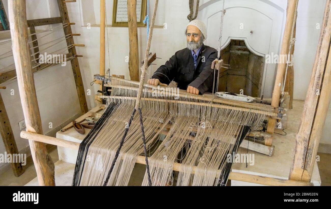 Les anciens dirigeants kurdes - Khaneye Kord (maison d'Asef vaziri) est le plus grand musée d'anthropologie situé à Sanandaj, dans la partie ouest de l'Iran. Banque D'Images