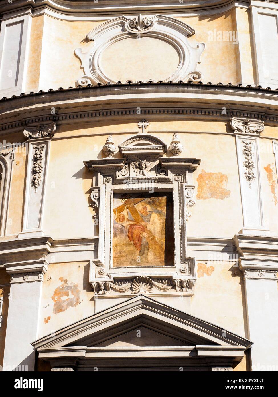 Église de San Bernardo alle terme - Rome, Italie Banque D'Images