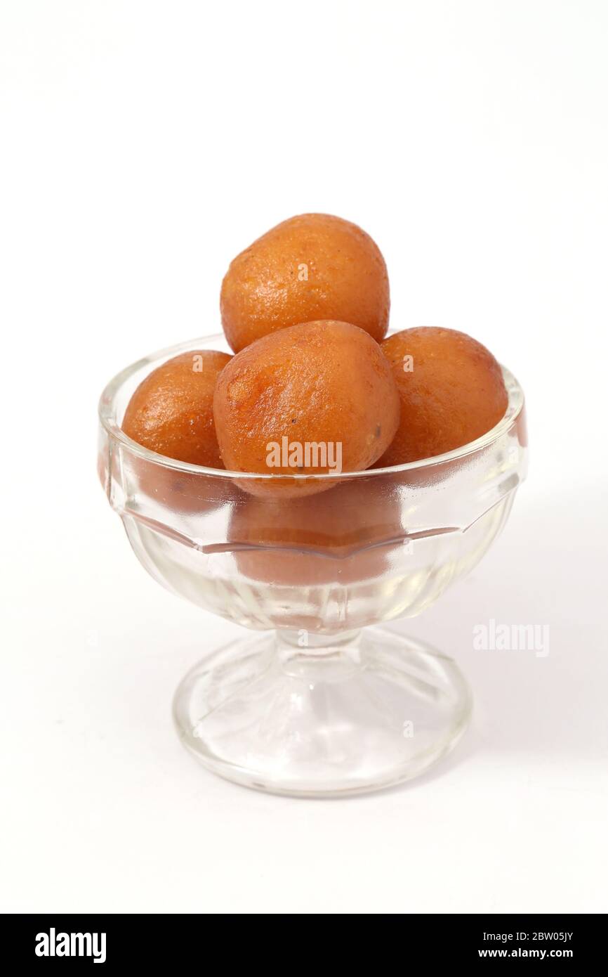 jamun indien sucré ou dessert gulab Banque D'Images