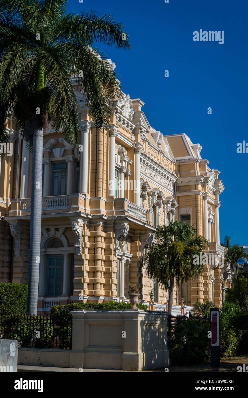 Palacio Canton abritant le musée d'anthropologie et de culture du Yucatan, Paseo de Montejo, Merida, Yucatan, Mexique Banque D'Images