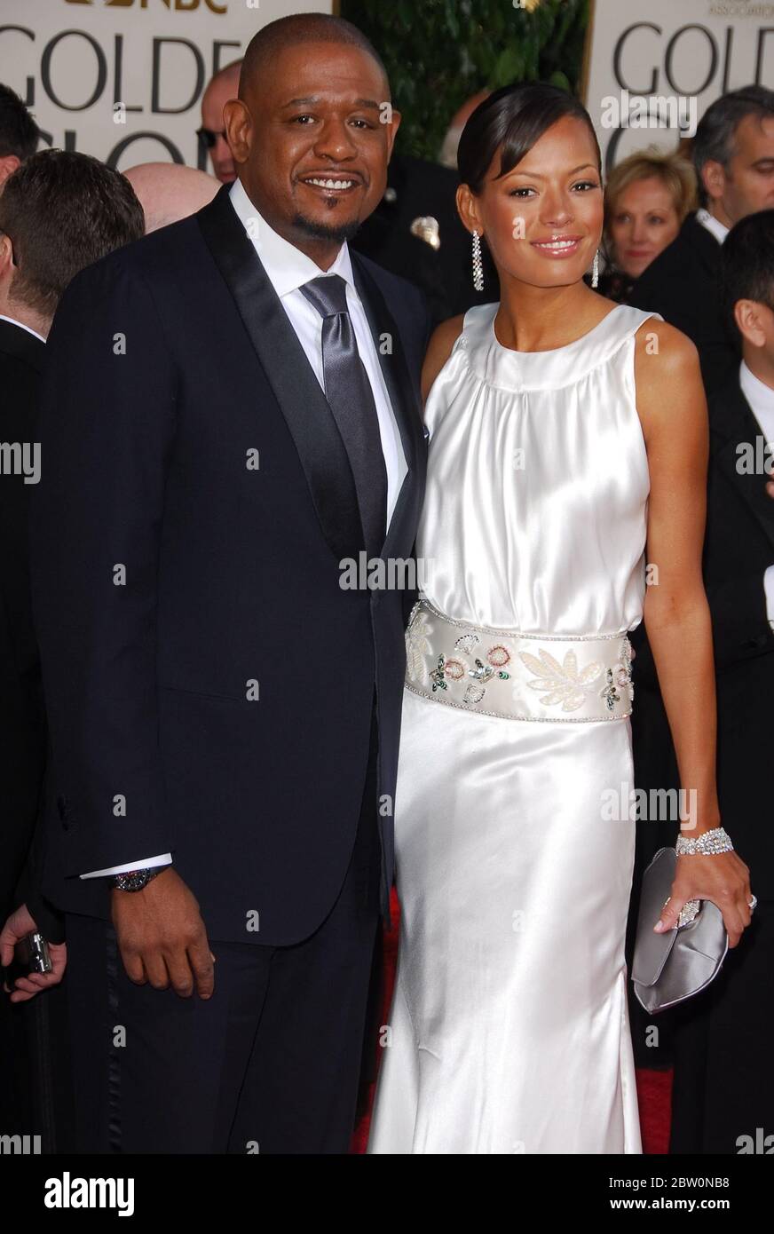 Forest Whitaker, Keisha Whitaker au 64ème Golden Globe Awards - arrivées au Beverly Hilton à Beverly Hills, CA. L'événement a eu lieu le lundi 15 janvier 2007. Photo par: SBM / PictureLux - référence du fichier # 34006-975SBMPLX Banque D'Images