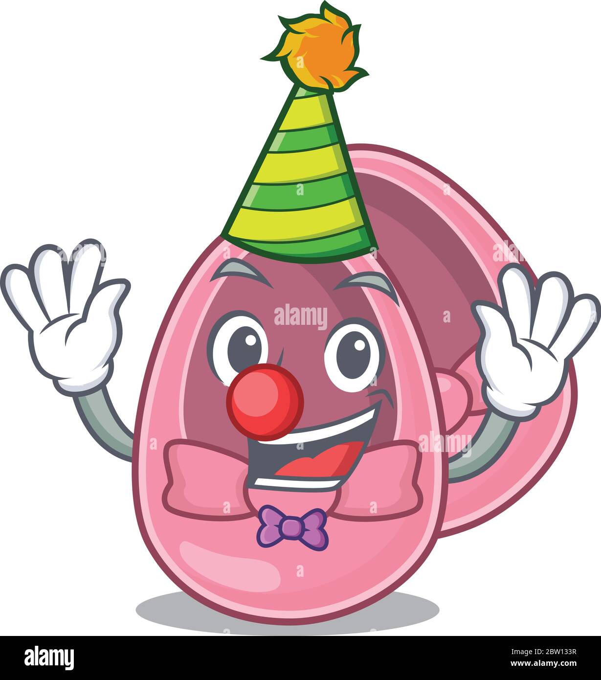 Smiley Clown Bebe Fille Chaussures Dessin Anime Personnage Concept Image Vectorielle Stock Alamy