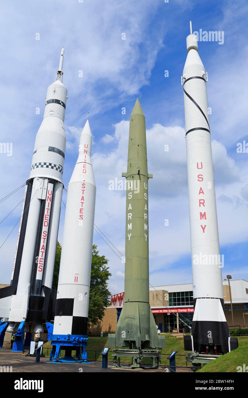 United States Space & Rocket Center, Huntsville Alabama,,USA Banque D'Images