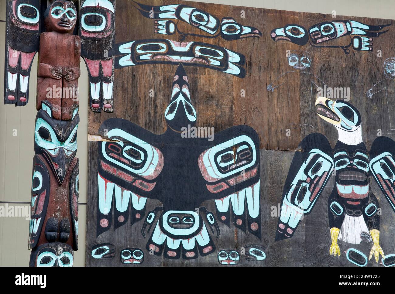 Tlingit Haida Regional Housing Authority Building, Juneau, sud-est de l'Alaska, États-Unis Banque D'Images