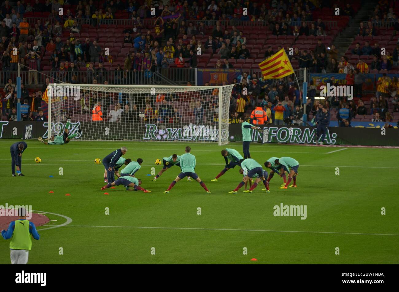 Barça vs Espanyol Banque D'Images