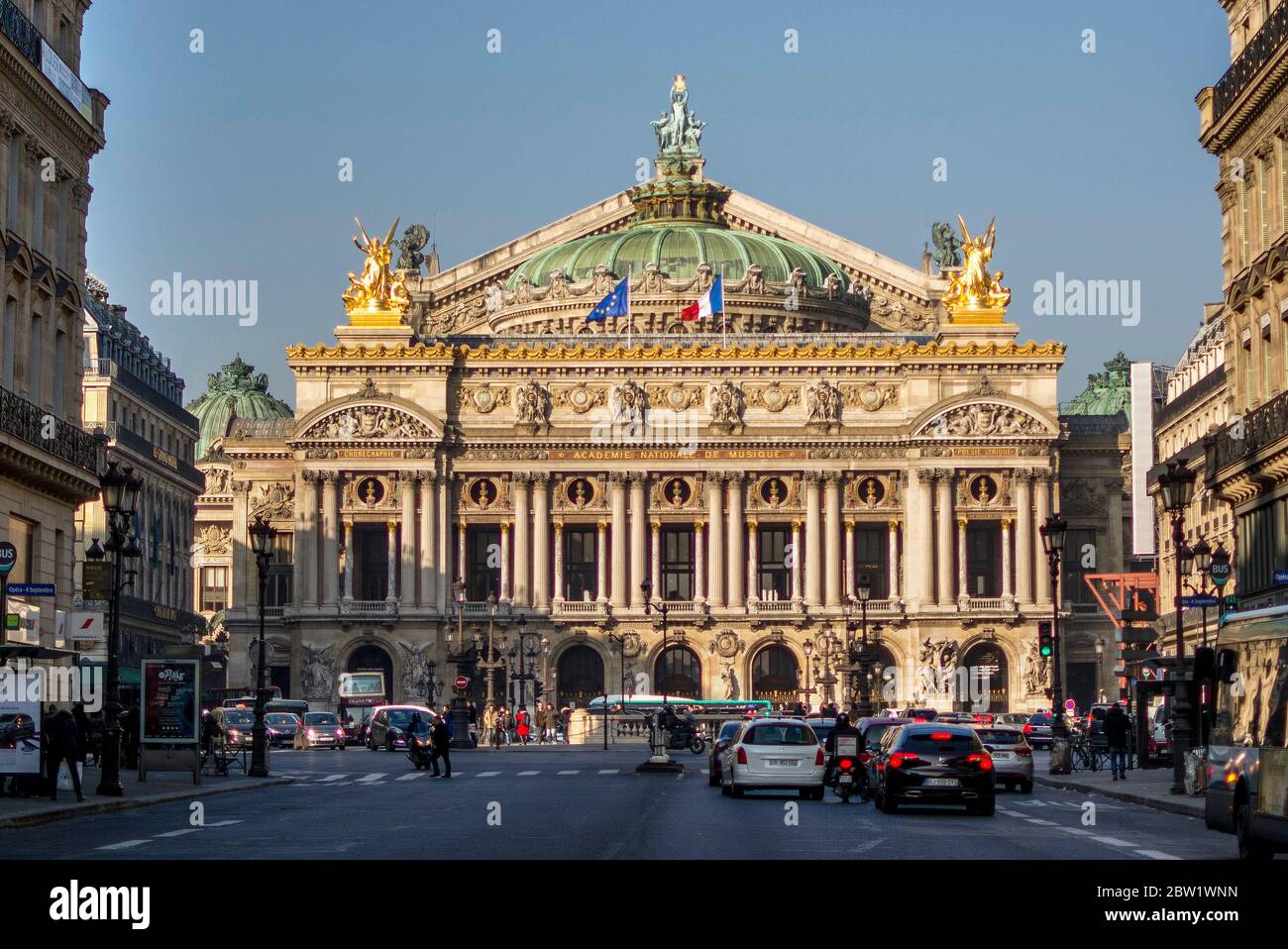 L'Opéra de Paris (Palais Garnier), place de l'Opéra, Paris 9e arr. Paris. France Banque D'Images