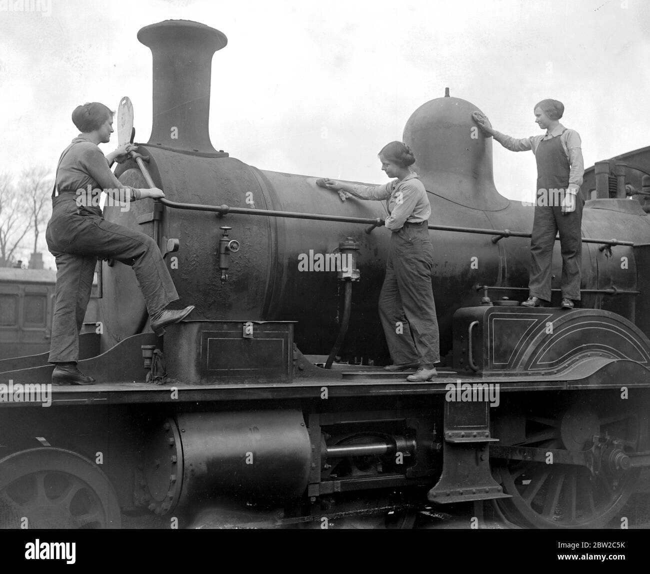 Les femmes se sont inscrites au Sud-Ouest. 1917 Banque D'Images
