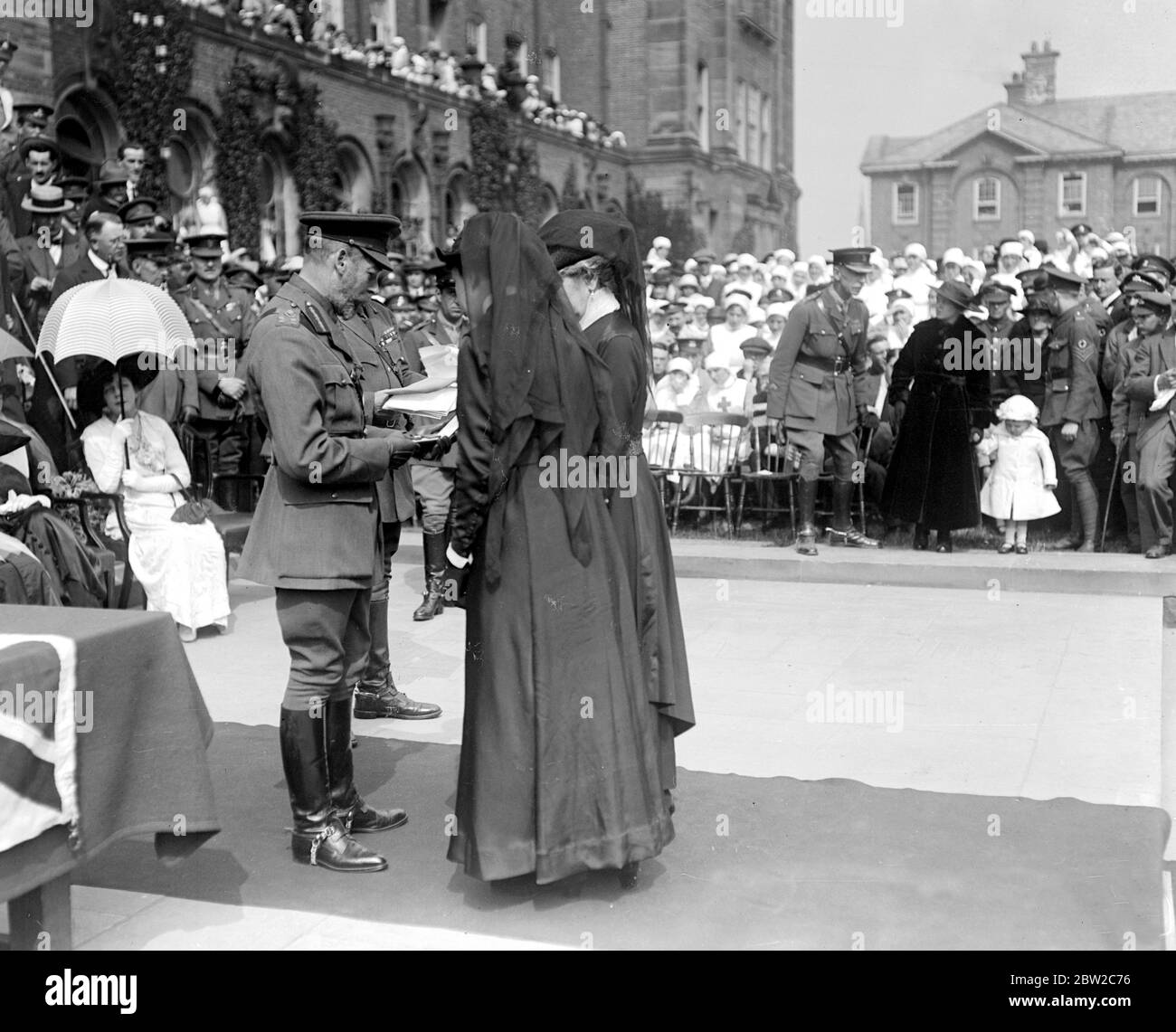 Tour royal de l'Ouest. 1er juin 1918 Banque D'Images