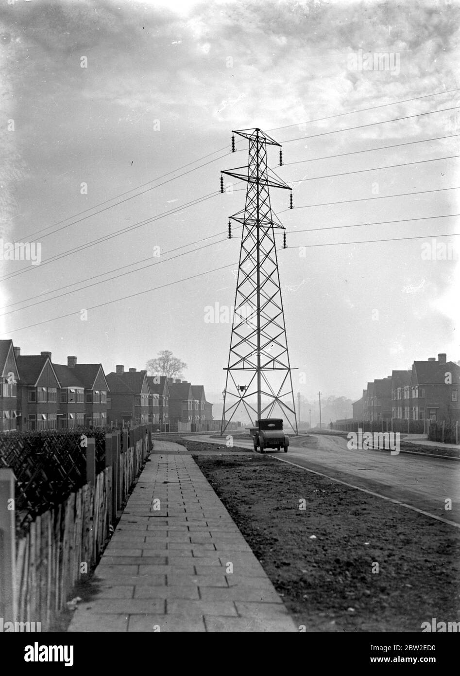 Pylône à Sidcup, Kent. 1933 Banque D'Images