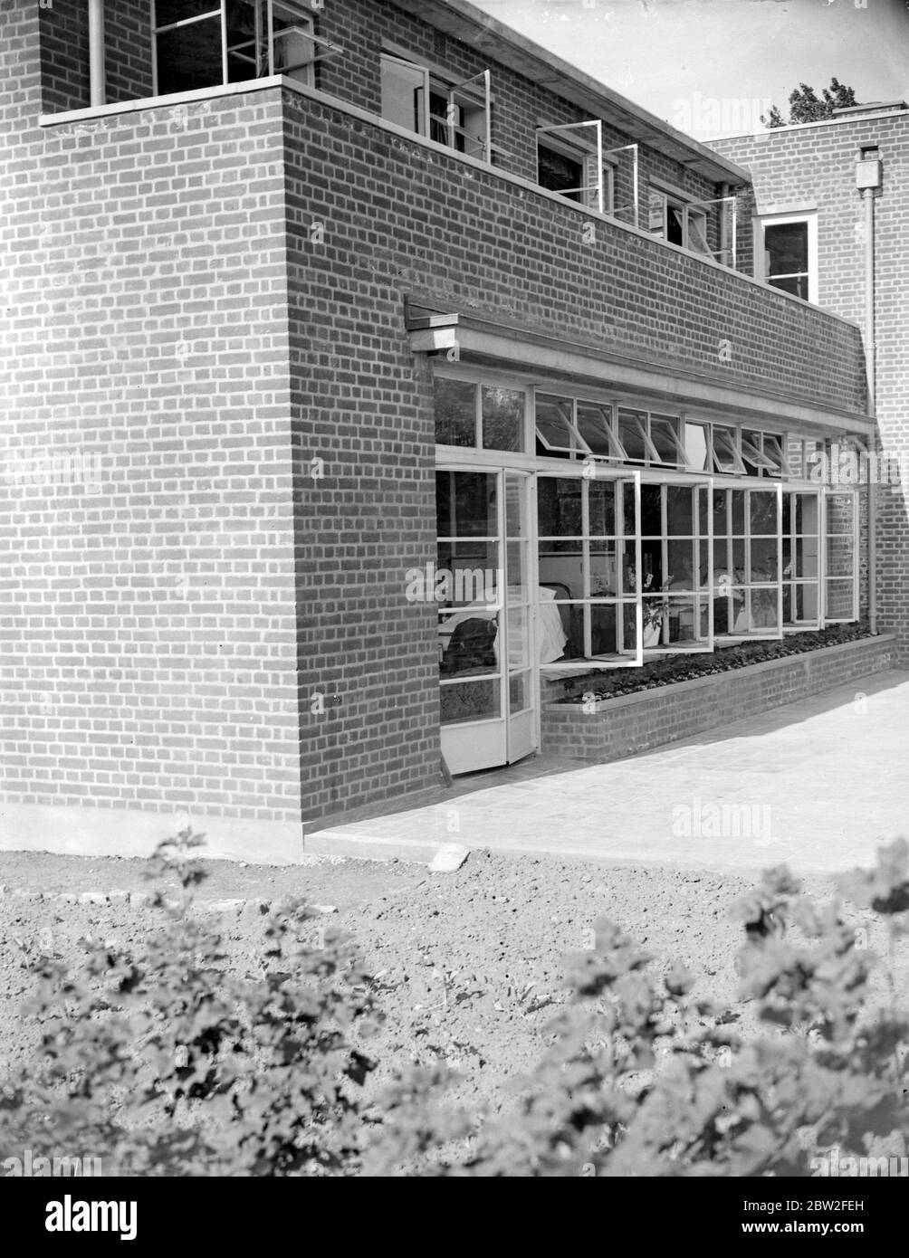 Lord Hanworth ouvre la nouvelle aile de l'hôpital d'Eltham. 1934 Banque D'Images