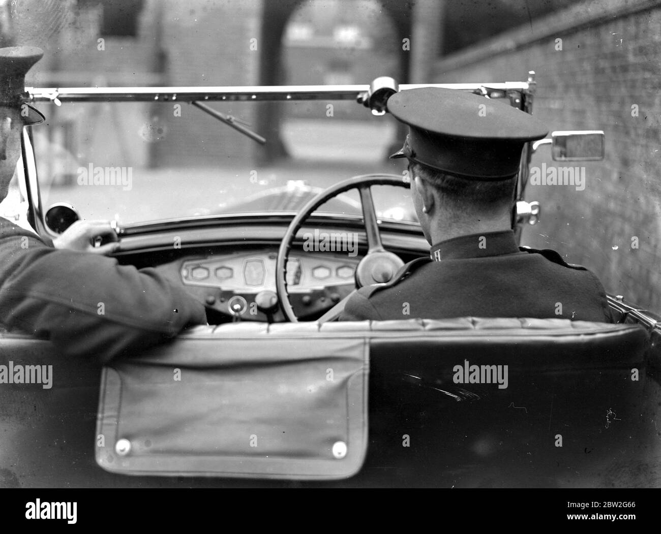 Police mobile. 1933 Banque D'Images