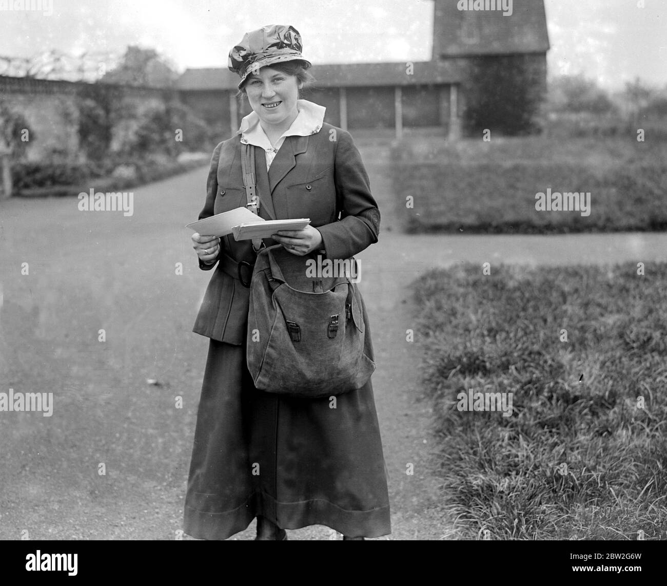 Postwomen dans le nord de Londres. 1917s Banque D'Images