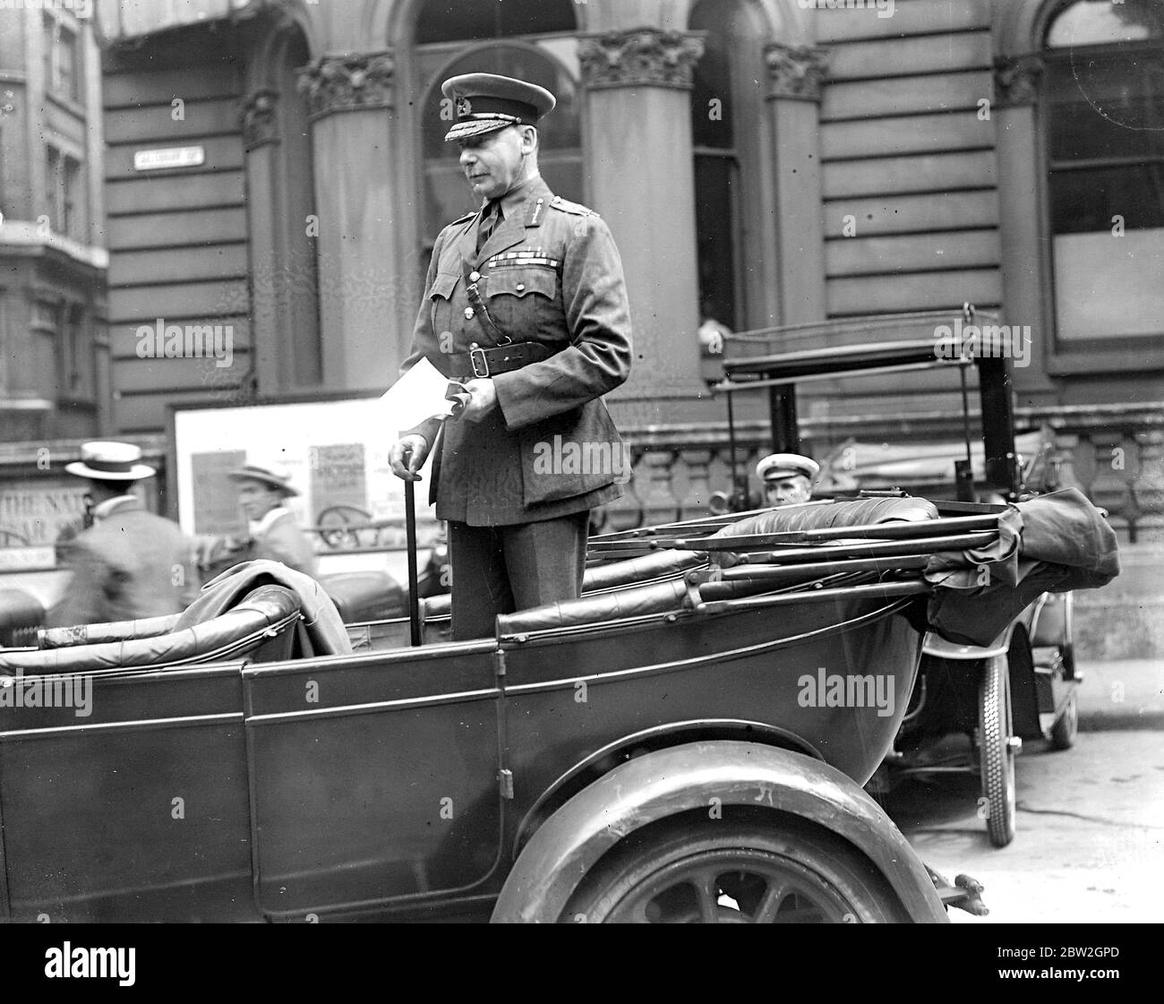 General Townshend de Kut au siège de Victory Loan. 10 juillet 1919 Banque D'Images