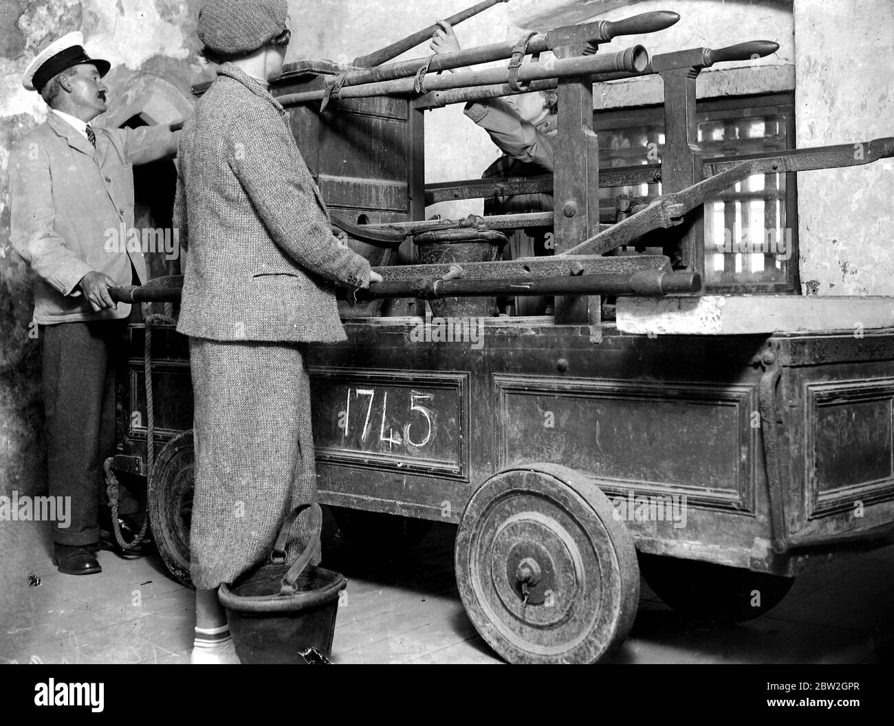Fire Engine (Old Rye) (moteur d'incendie (ancien étoile)). 1934 Banque D'Images
