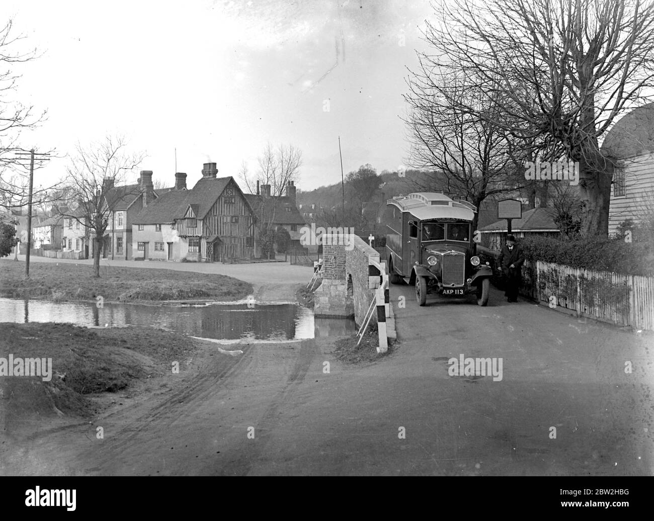 C.S. Van (Eynsford) 1934 Banque D'Images