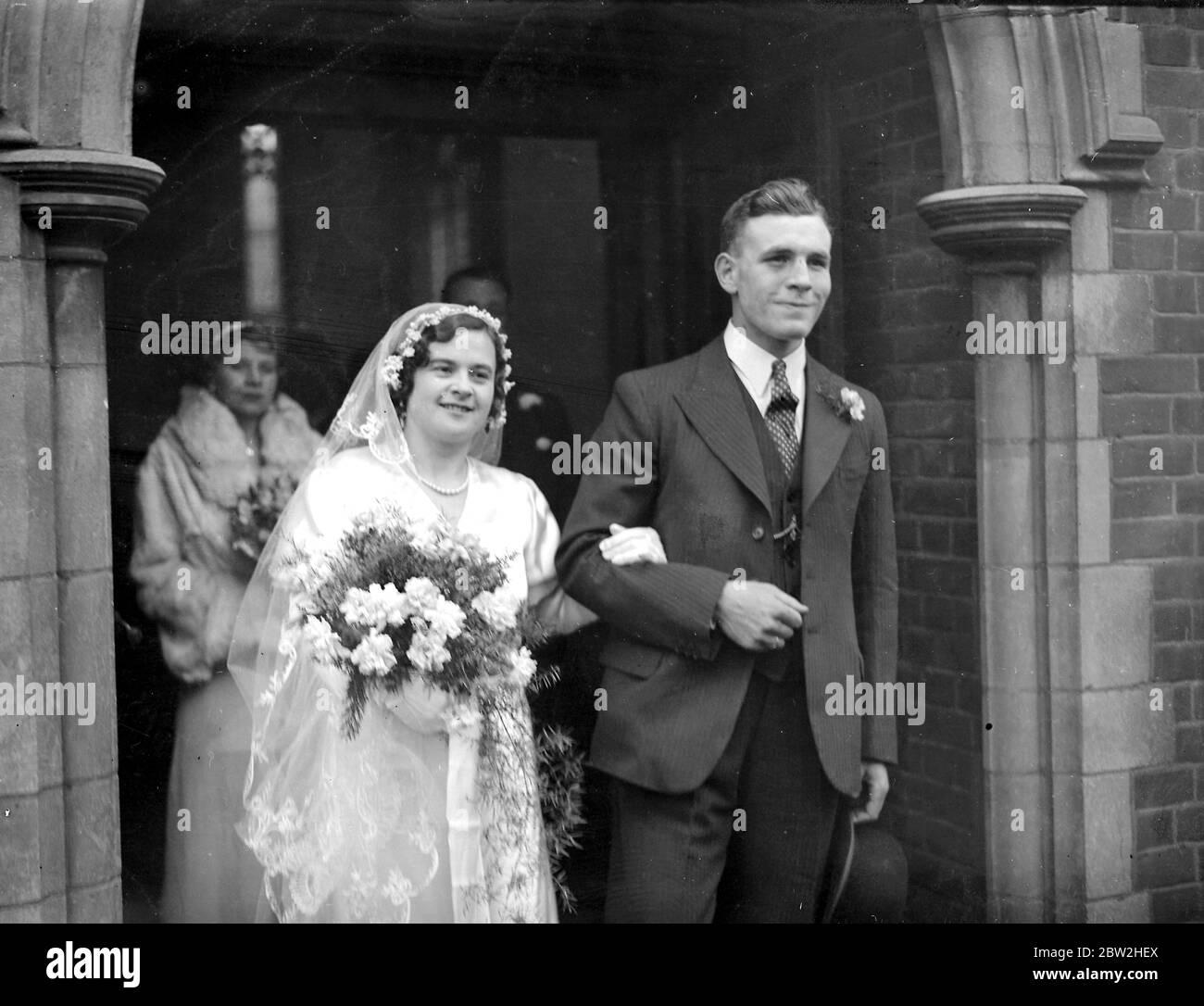 C.P. Bannard (mariage). 1934 Banque D'Images