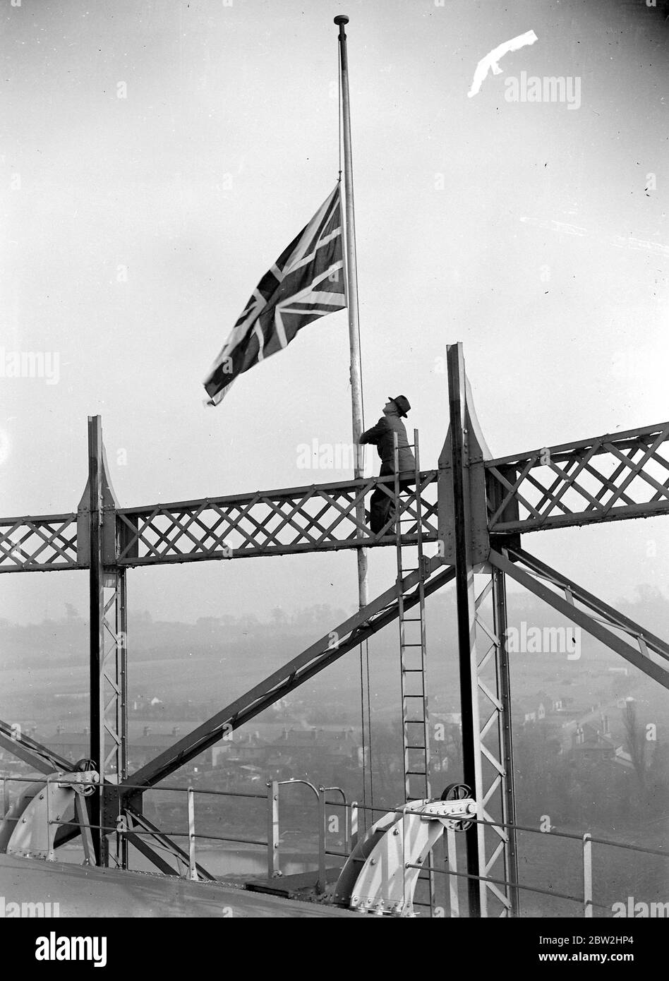 Personnel du pavillon (gaz, St Mary Cray) 1934 Banque D'Images