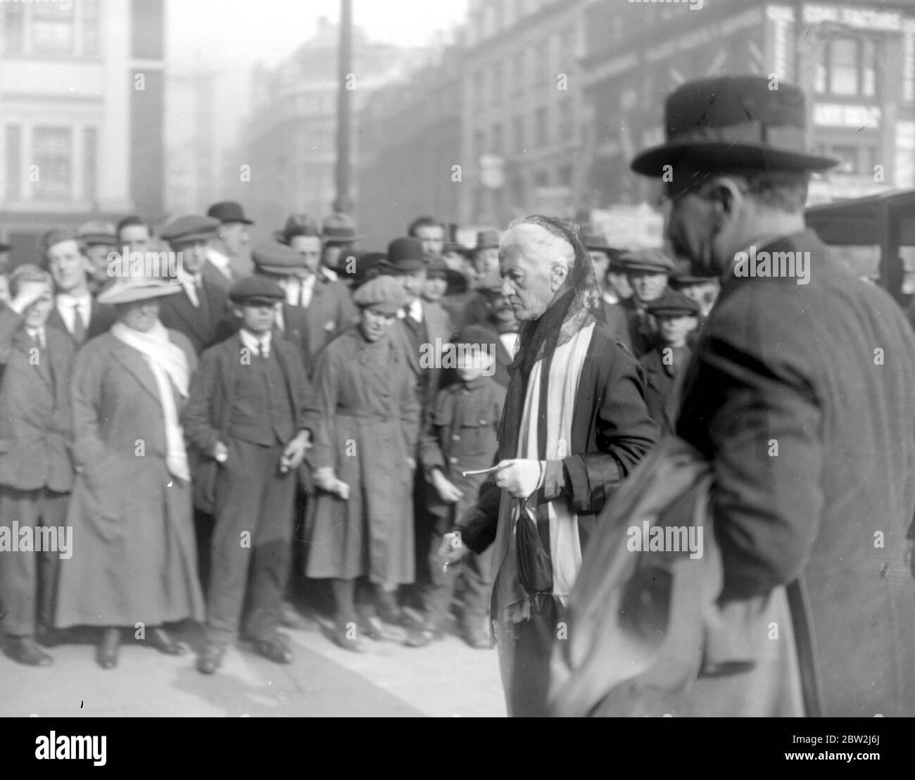 Déjeuner pour femmes et hommes au Fishmongers Hall. Mme Despard. 1914 - 1918 Banque D'Images