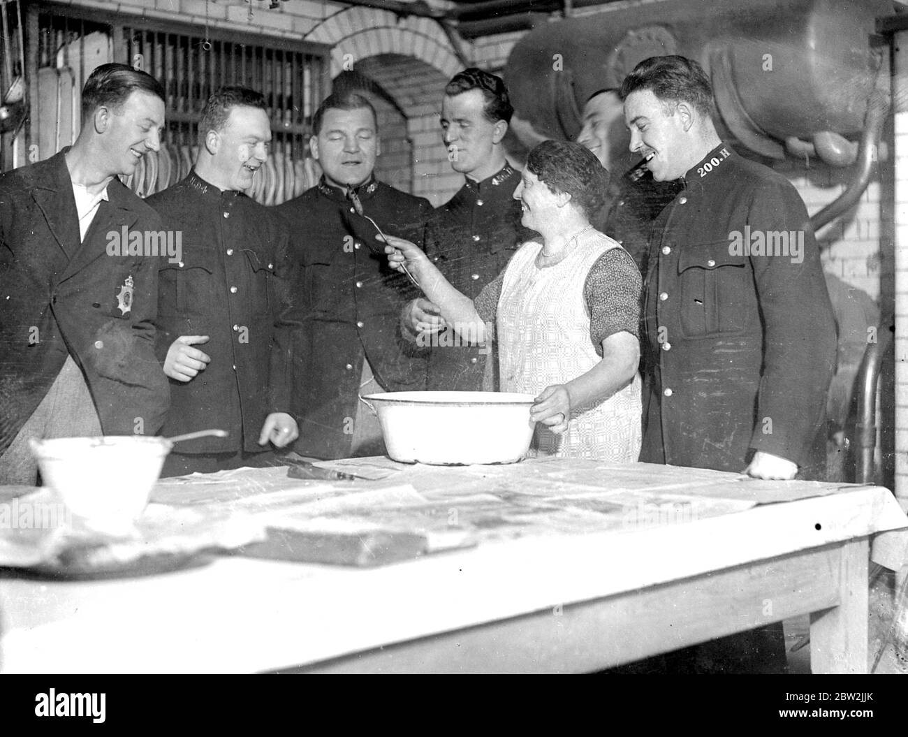 Pudding de police. 1933 Banque D'Images