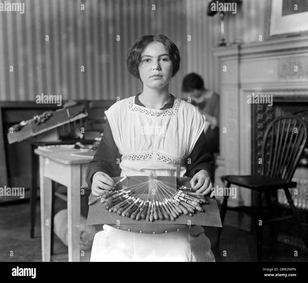 Belges filles de dentelle à Londres. 1914 - 1918 Banque D'Images