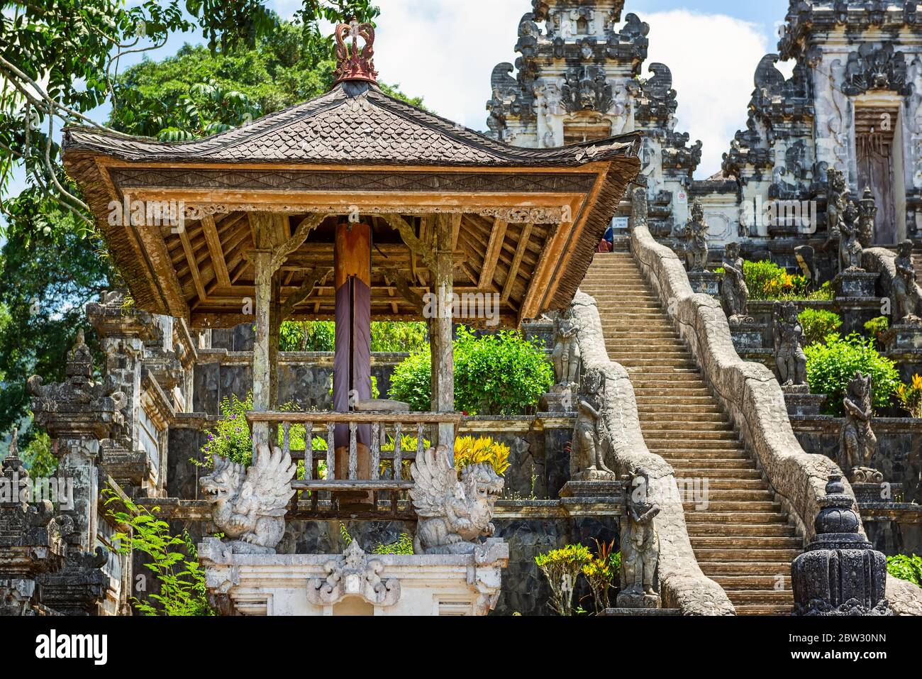 Temple de Bali. Pura Luhur Lempuyang temple Bali Indonésie. Banque D'Images