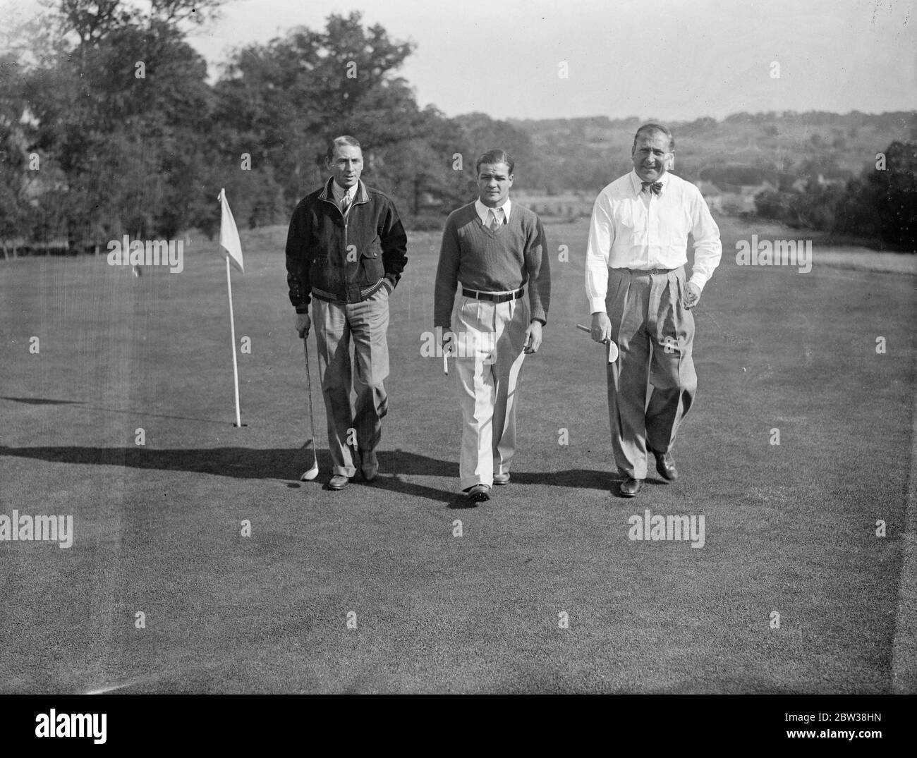 Lucker Lilles et Harding . 26 septembre 1934 Banque D'Images