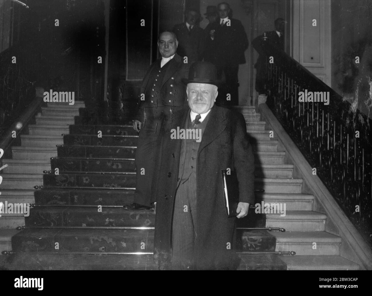 Le nouveau Cabinet français se réunit pour la première fois . 13 novembre 1934 Banque D'Images