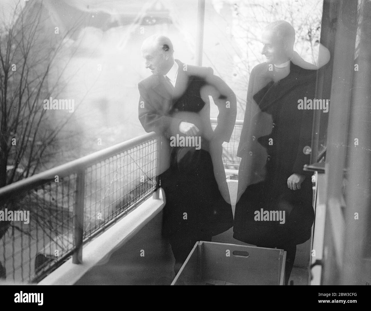 Appartements de travailleurs avec balcons de soleil pour bébés . 16 novembre 1934 Banque D'Images