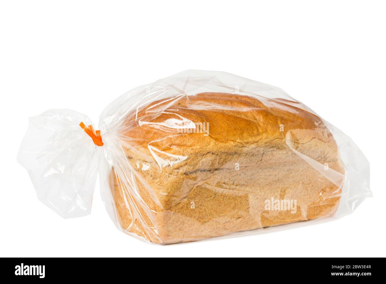 Pain de blé au miel dans un sac transparent Banque D'Images