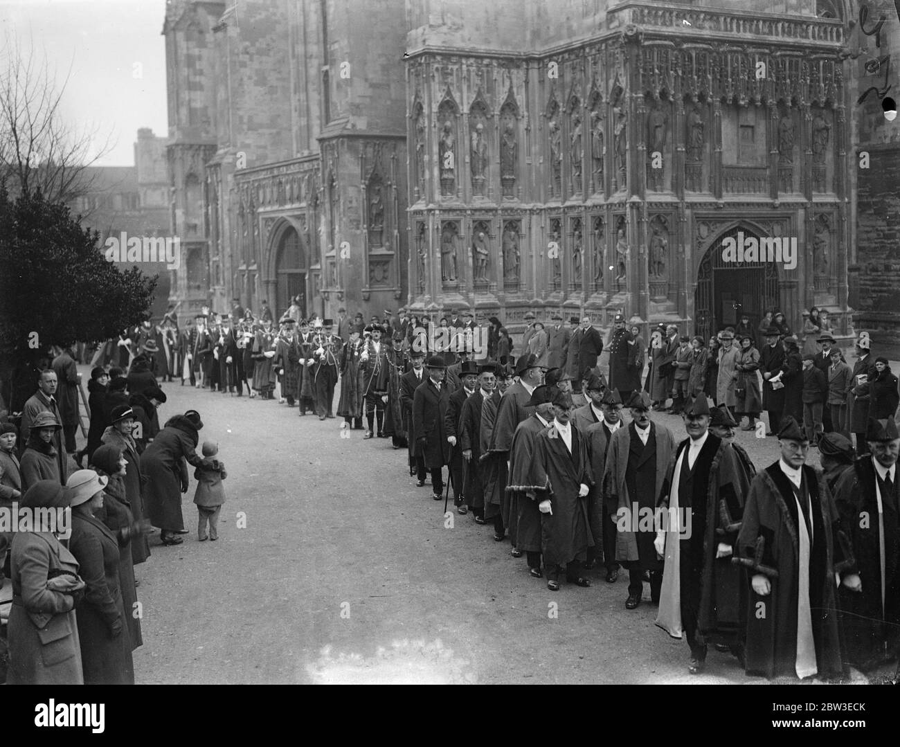 Canterbury célèbre le 700e anniversaire de sa liberté civique . 2 décembre 1934 Banque D'Images