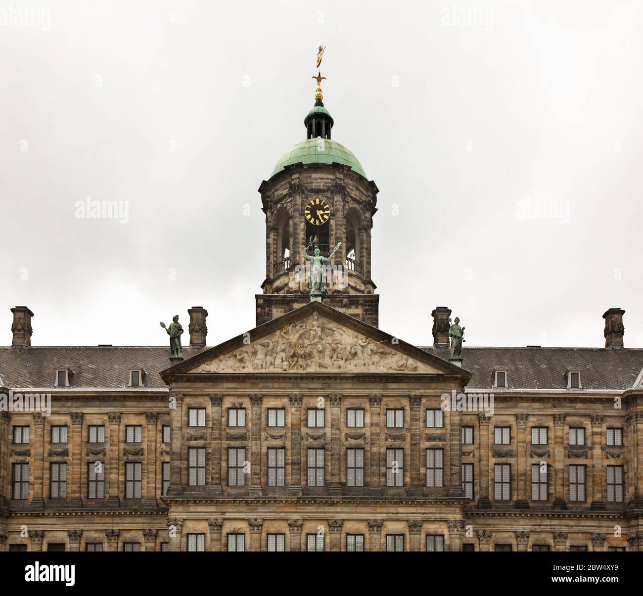 Palais Royal - Koninklijk Paleis, sur la place du Dam à Amsterdam. Pays-bas Banque D'Images