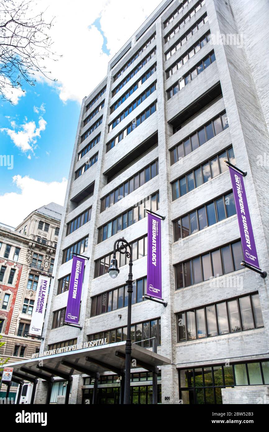 NYU Langone Orthopédic Hospital, New York City, New York, États-Unis Banque D'Images