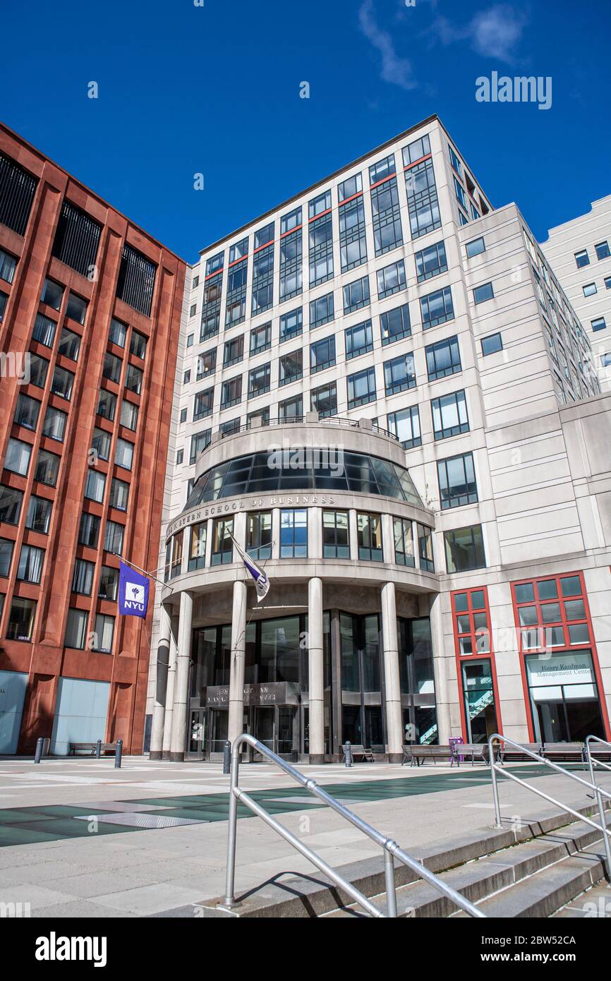 Leonard N. Stern School of Business, Université de New York, New York, New York, États-Unis Banque D'Images