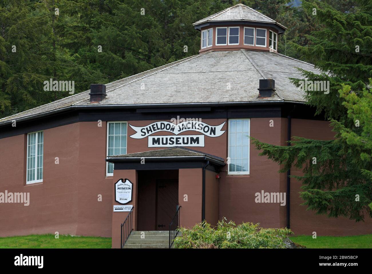 Musée Sheldon Jackson, Sitka, Alaska, États-Unis Banque D'Images