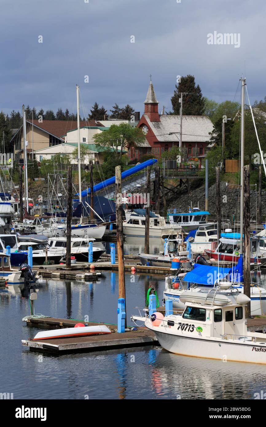 Port Crescent, Sitka, Alaska, USA Banque D'Images