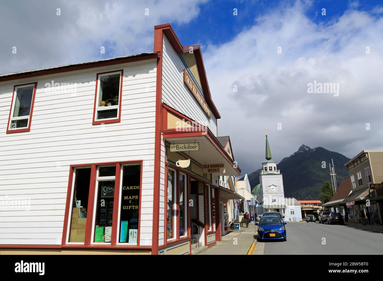 Lincoln Street, Sitka, Alaska, USA Banque D'Images