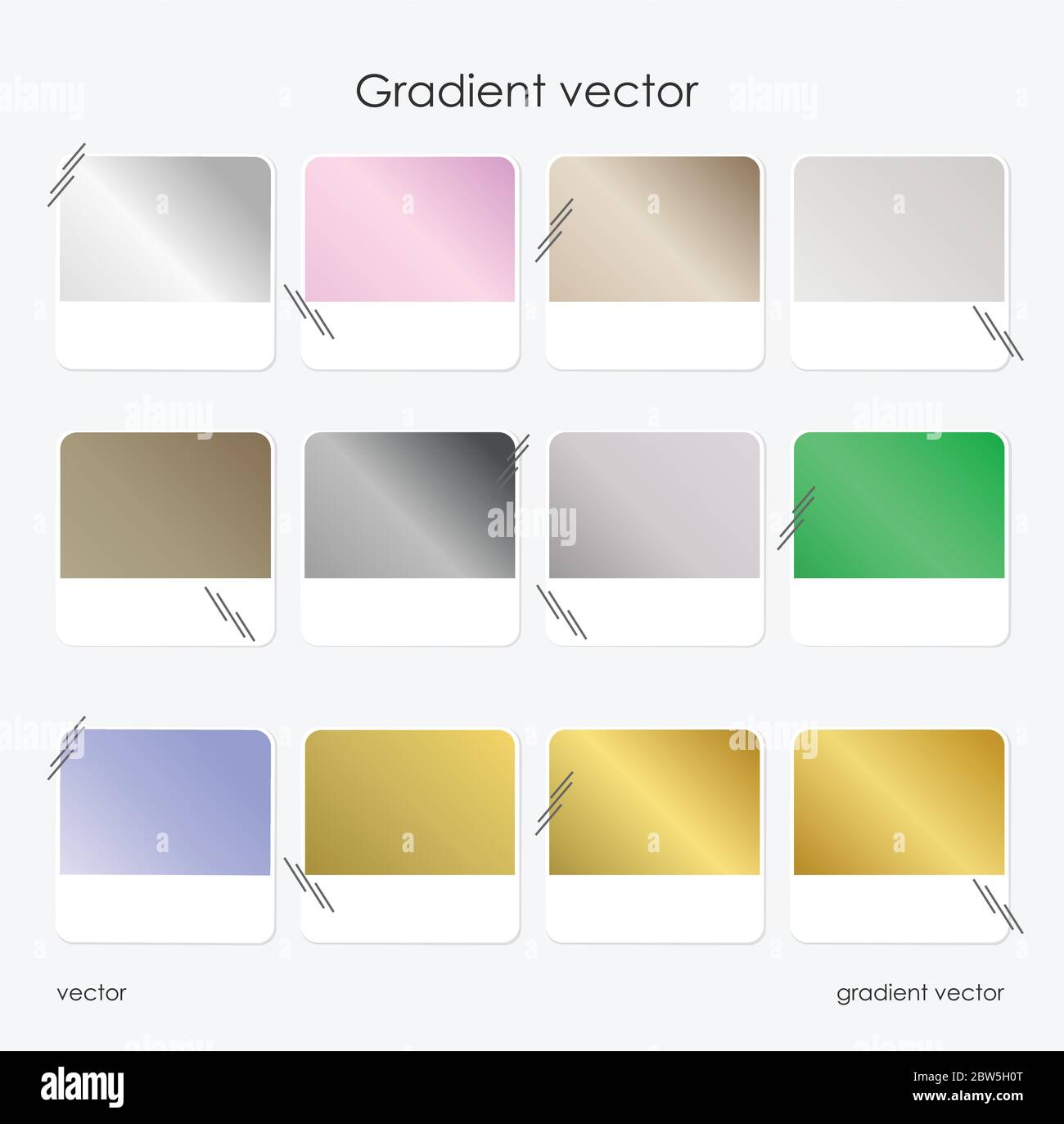 Ensemble d'arrière-plans colorés, dégradé. Pour le Web de bannière, l'application, l'affiche. Illustration de Vecteur