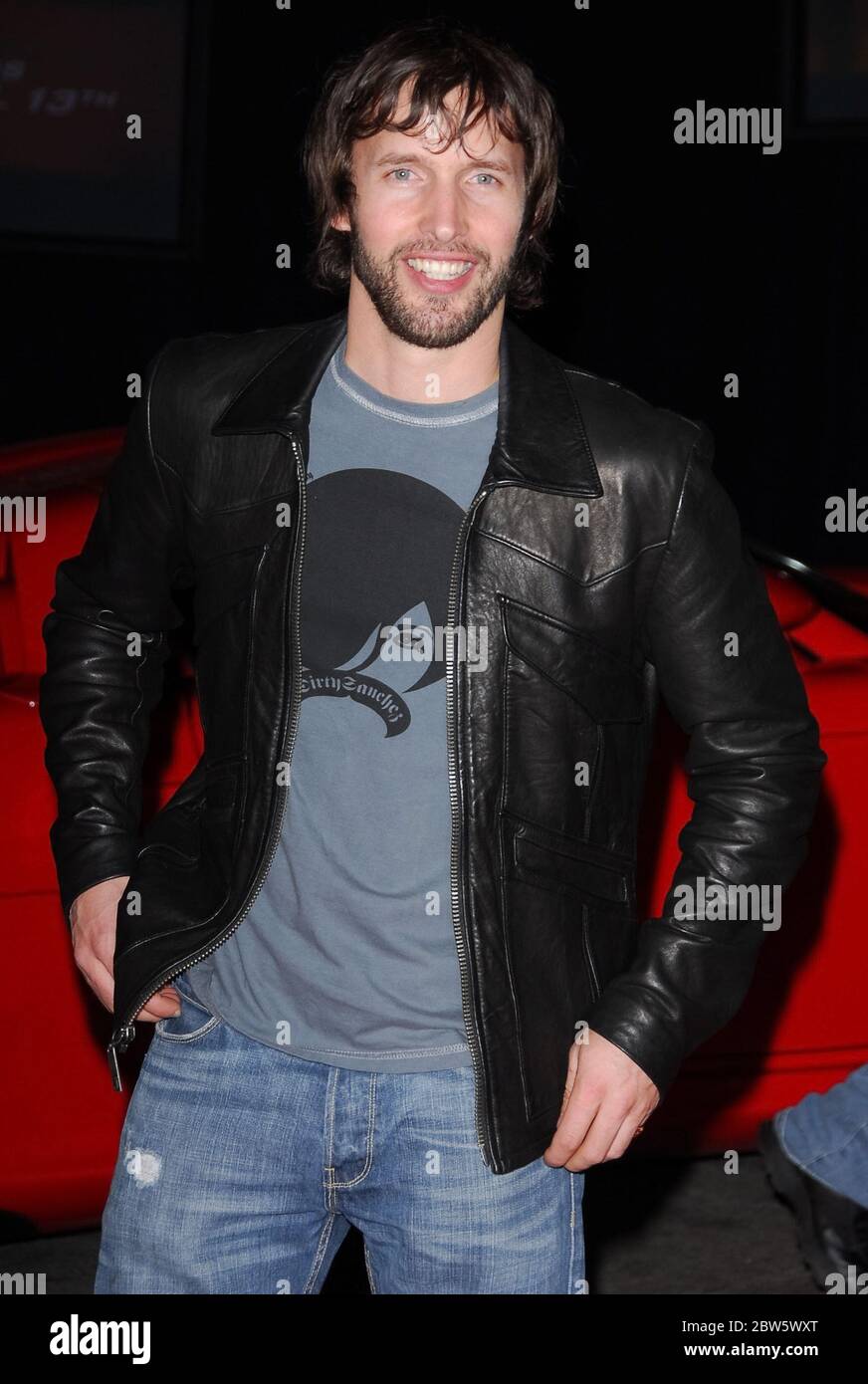 James Blunt au 'Redline the Movie' présente Wycleaf Jean & the Refugees All-Stars sponsorisé par MySpace.com à la House of Blues on Sunset à Hollywood, Californie. L'événement a eu lieu le lundi 12 février 2007. Photo par: SBM / PictureLux - référence du fichier # 34006-1775SBMPLX Banque D'Images