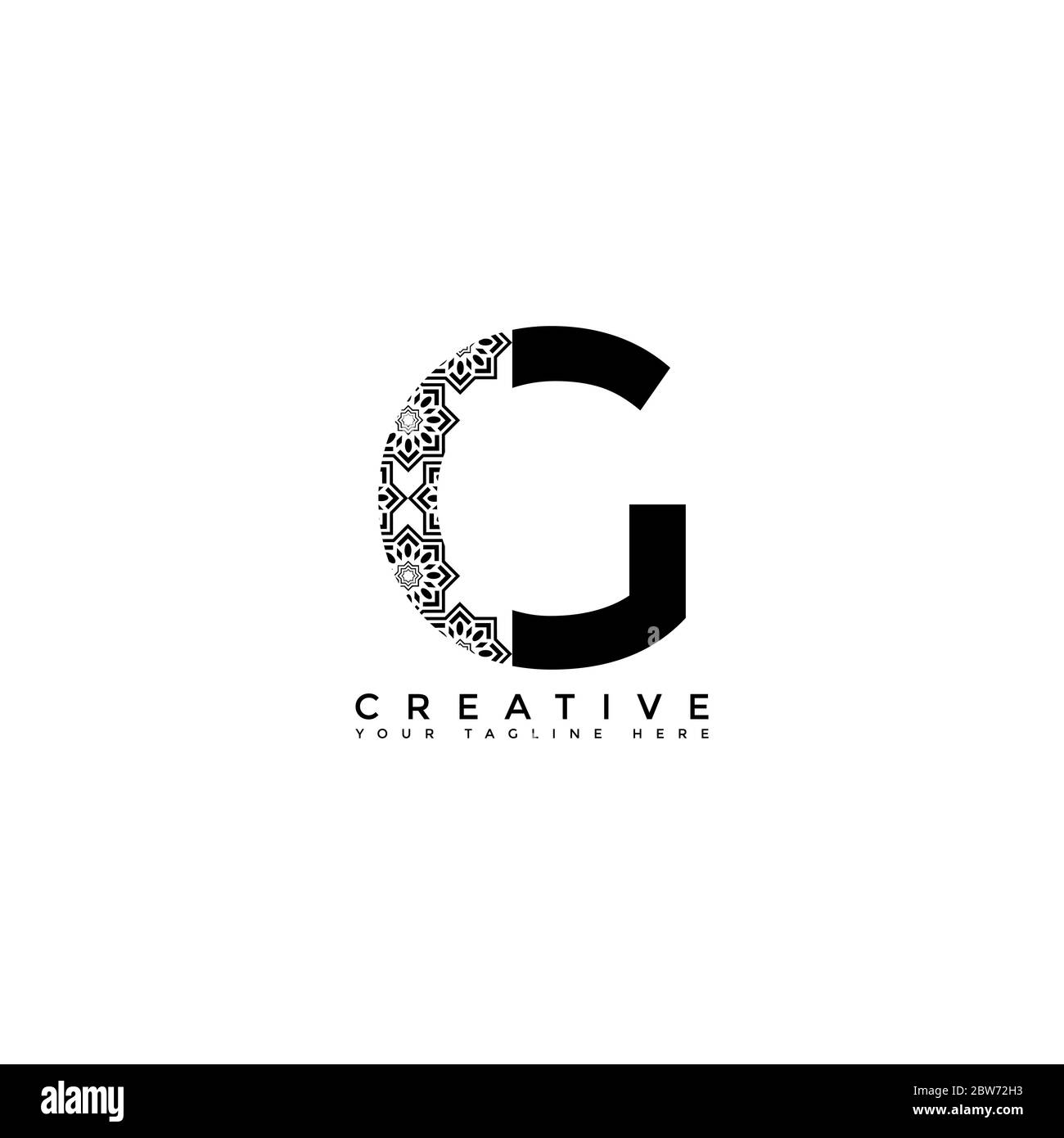 Il s'agit du design du logo de la lettre G avec le style de logo initial. Ce logo convient aux entreprises ou autres entreprises créatives de partage d'entreprise. Ce logo Illustration de Vecteur