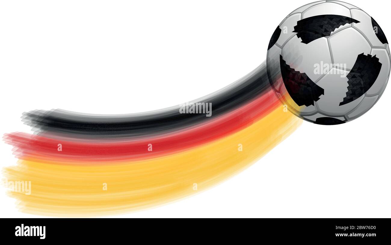 illustration vectorielle d'une balle de football allemande Illustration de Vecteur