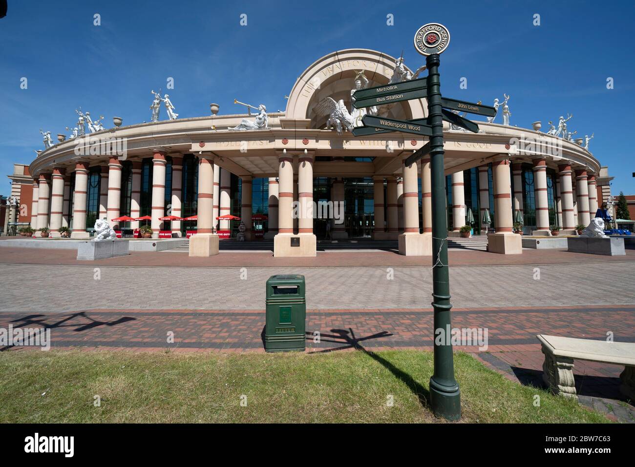 Manchester, Royaume-Uni. 29 mai 2020. L'image montre le centre INTU Trafford de Manchester qui a publié des détails sur la façon dont il soutiendra en toute sécurité le g Banque D'Images