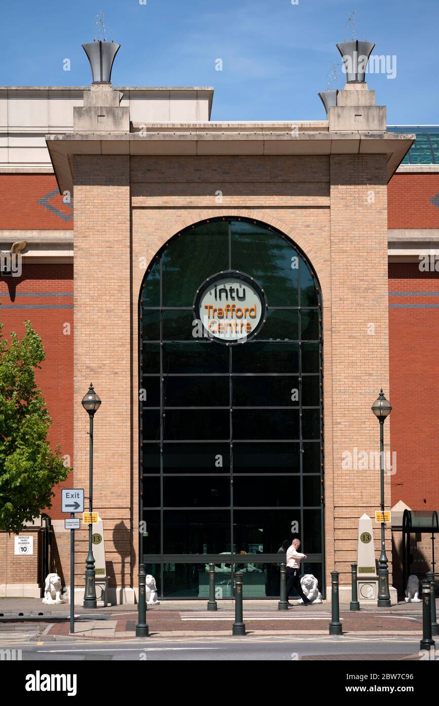 Manchester, Royaume-Uni. 29 mai 2020. L'image montre le centre INTU Trafford de Manchester qui a publié des détails sur la façon dont il soutiendra en toute sécurité le g Banque D'Images