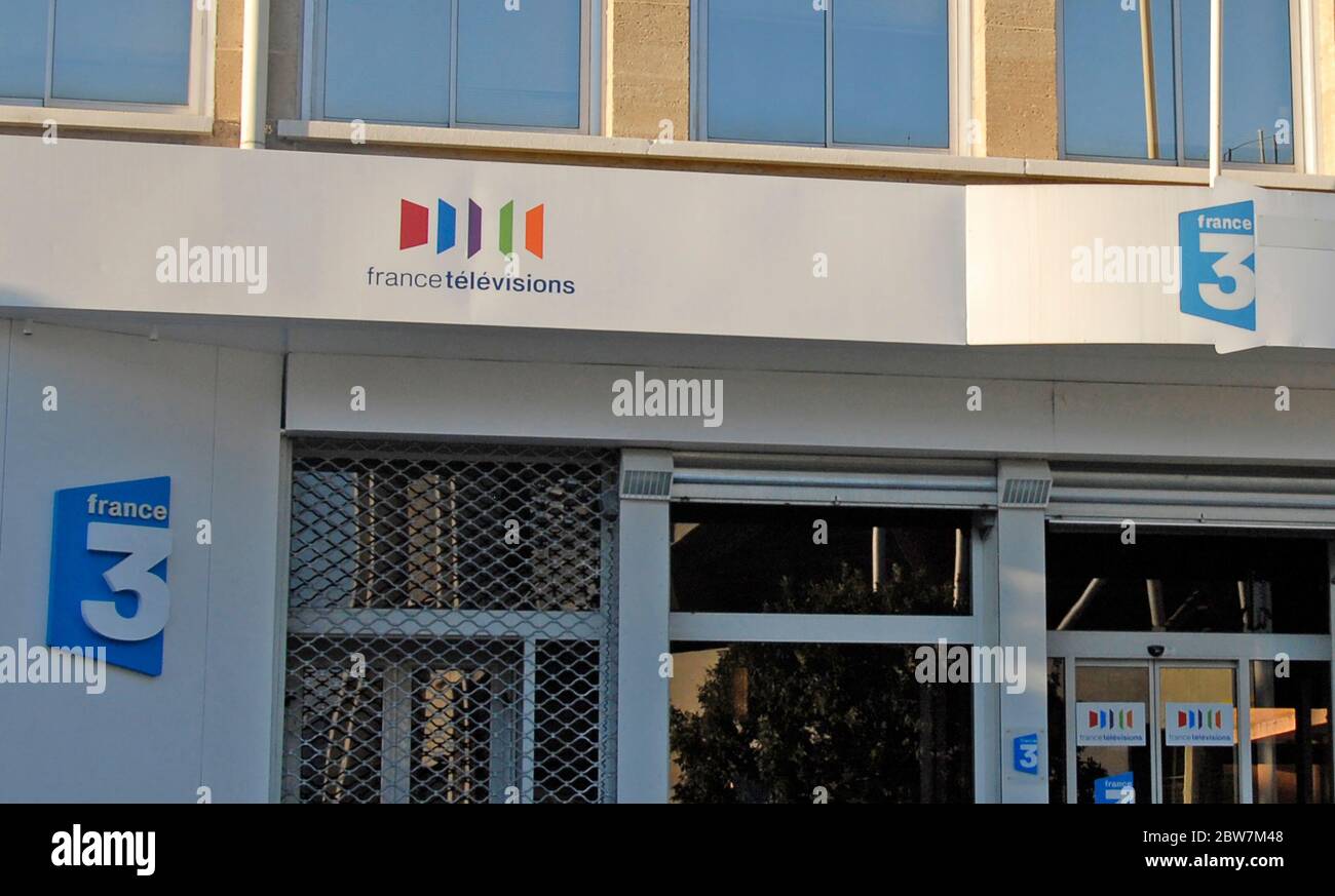 France télévisions, bureau France 3, Marseille, Bouches-du-Rhône, Provence-Alpes-Côte d’Azur, France Banque D'Images