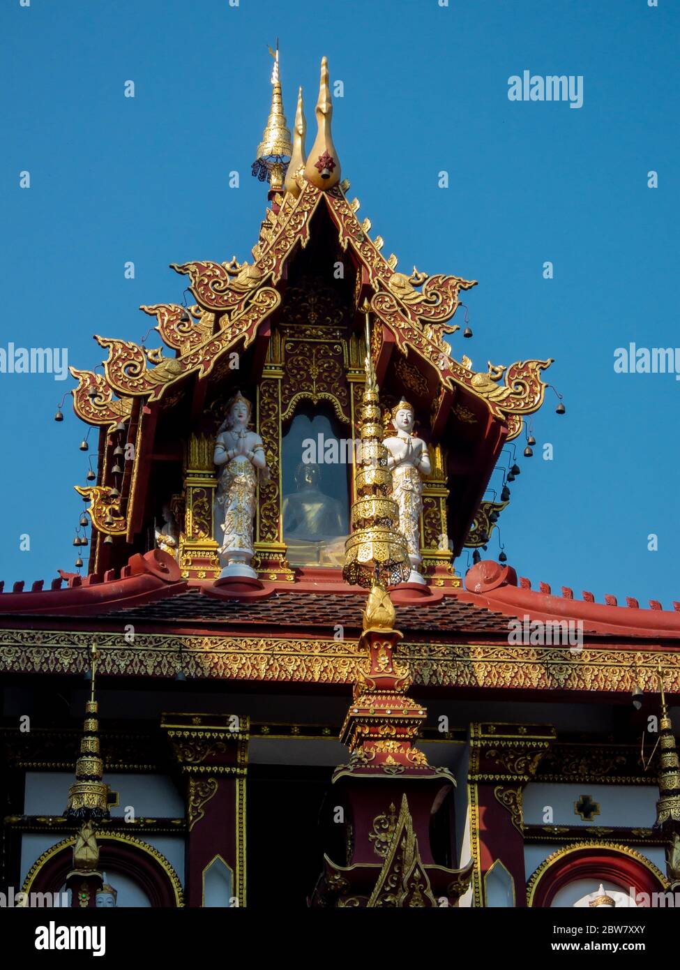 Wat Saen Mueang Ma Luang.Wat Saen Mueang Ma Luang est un temple à Phaya Mueang Kaew le roi de Mangrai, n° 11, a été créé comme une charité royale à Phay Banque D'Images