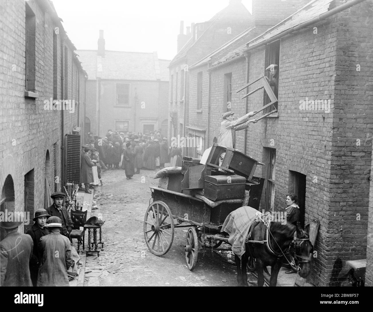 RAID aérien sur Kings Lynn . Banque D'Images