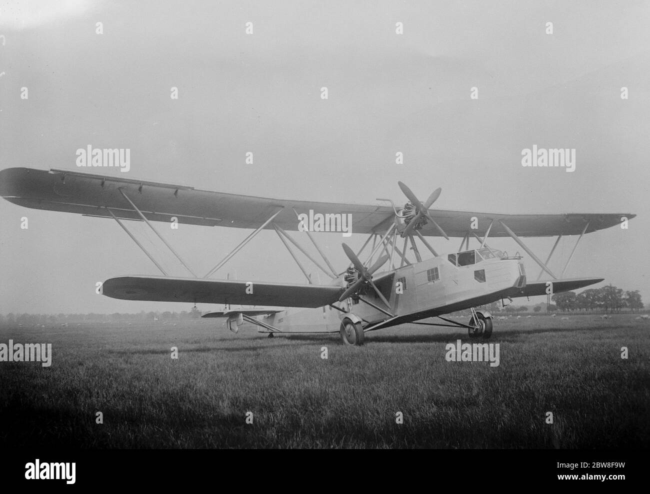 À voir à Hendon . Nouveau transporteur de troupes Handley page , transportant 30 troupes en plus de l'équipage . 17 juin 1933 Banque D'Images